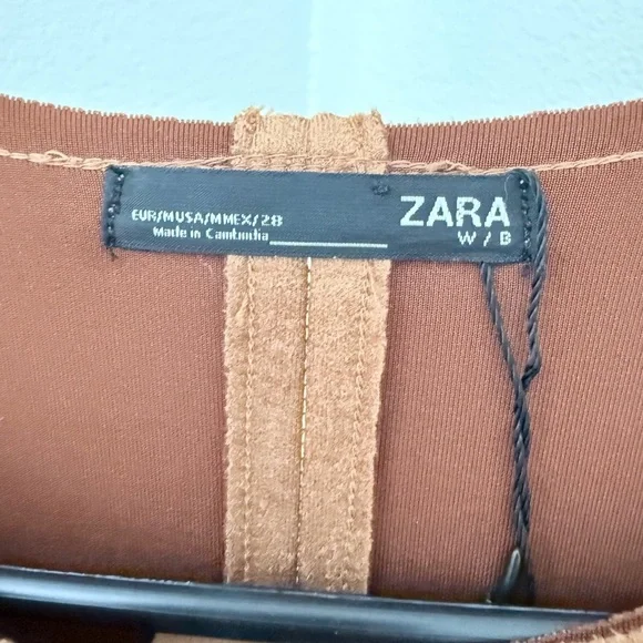 Zara WB Collection Suede and Faux Fur Jacket - Picture 4 of 8